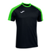 Joma Eco Championship Short Sleeve Shirt in black/fluor green