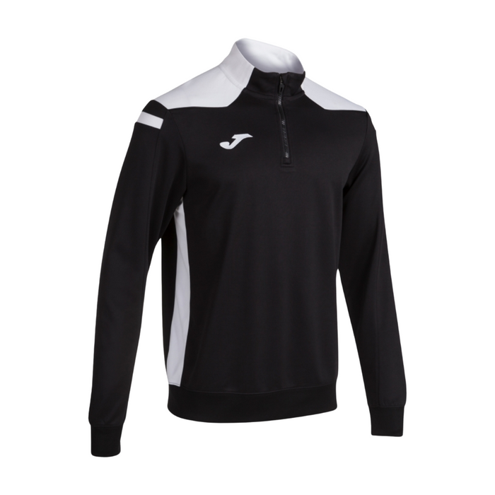 Joma Championship VI 1/4 Zip Sweatshirt in Black/White