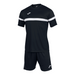 Joma Danubio Short Sleeve Set in Black/White