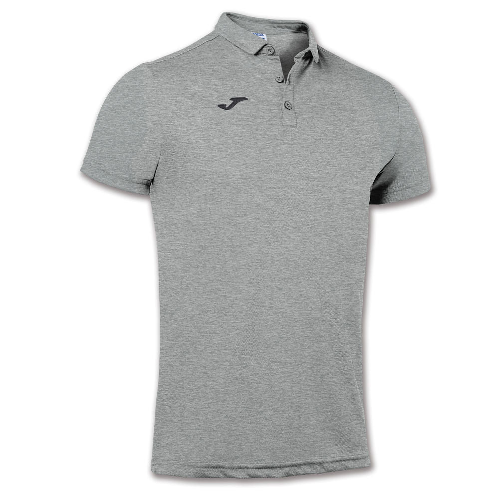 Joma Polo Shirt Short Sleeve Gray Melange Claro