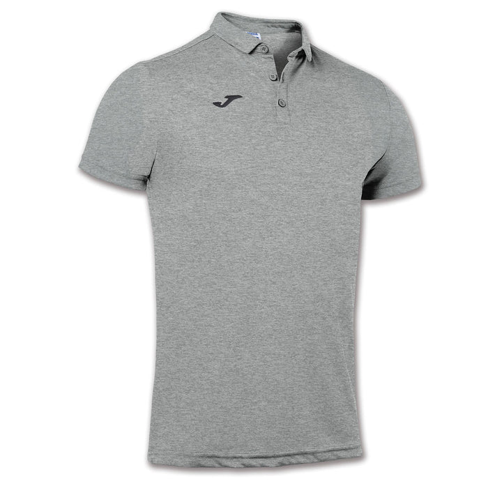 Joma Polo Shirt Short Sleeve Gray Melange Claro