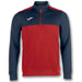 Joma Winner 1/4 Zip Sweatshirt in Red/Dark Navy