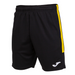 Joma Eco Championship Bermuda Shorts in black/yellow