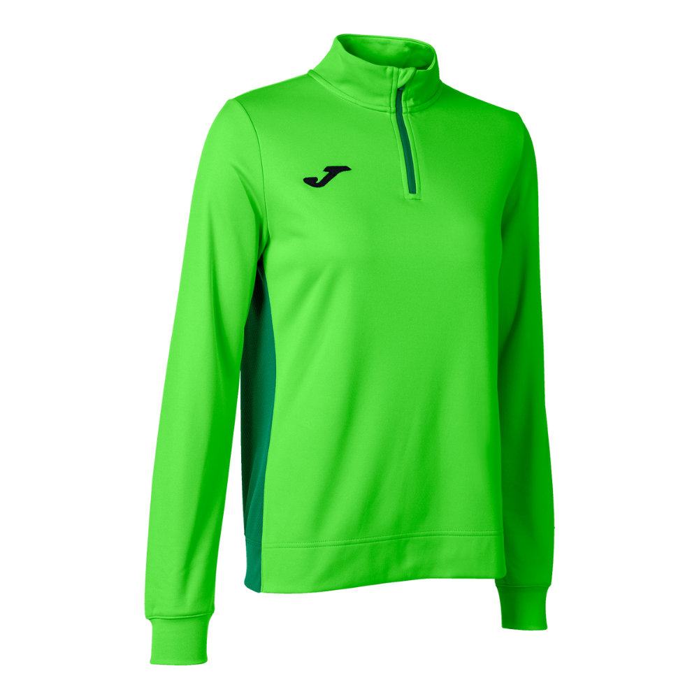 Joma Winner II 1/4 Zip Sweatshirt Women's in fluor green