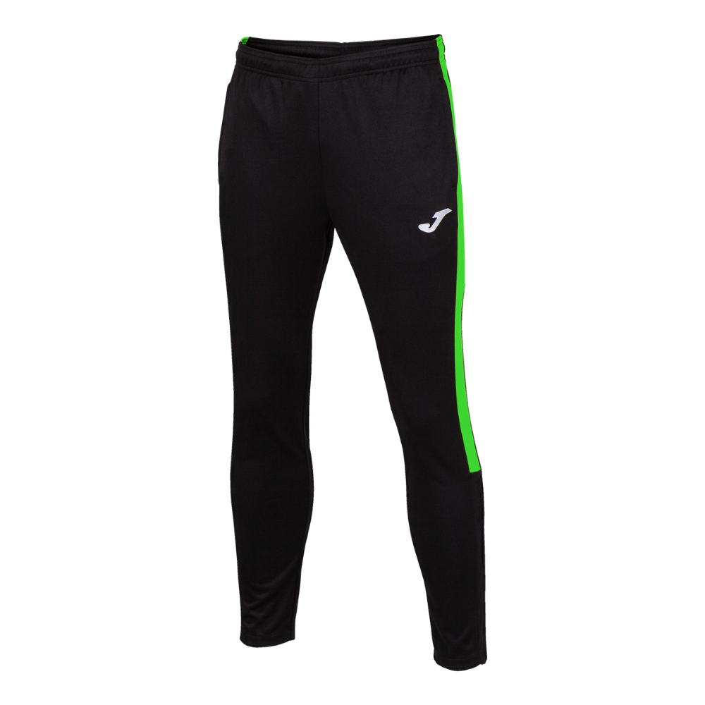 Joma Eco Championship Long Pants in black/fluor green
