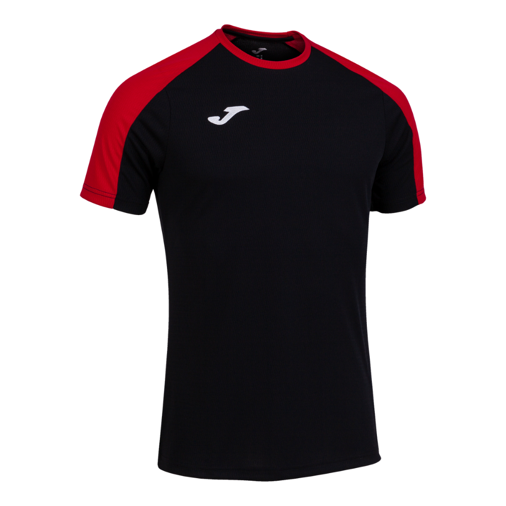 Joma Eco Championship Short Sleeve Shirt in black/red