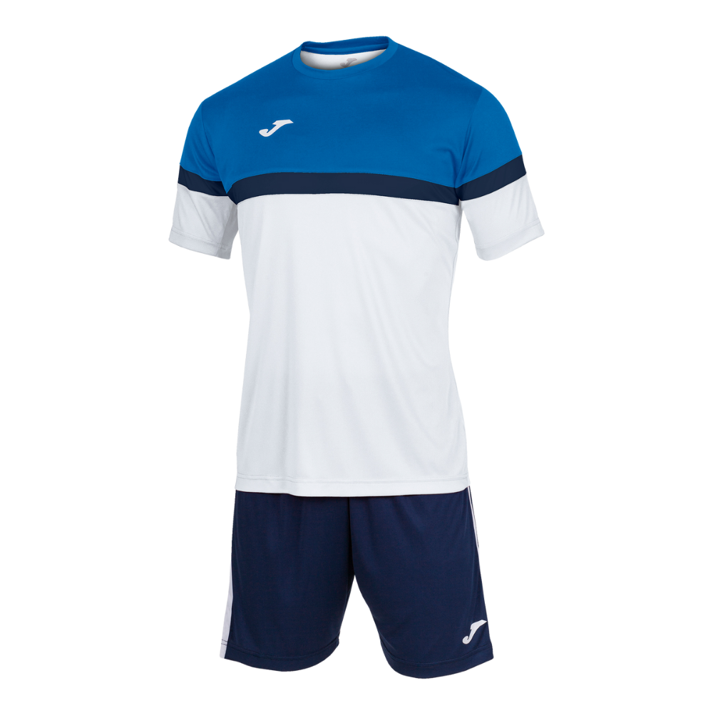Joma Danubio Short Sleeve Set in White/Royal