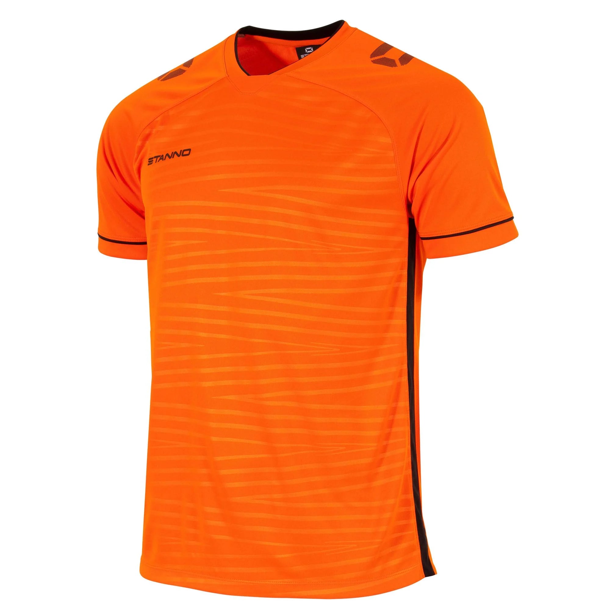 Stanno Dash Short Sleeve Shirt in Orange/Black