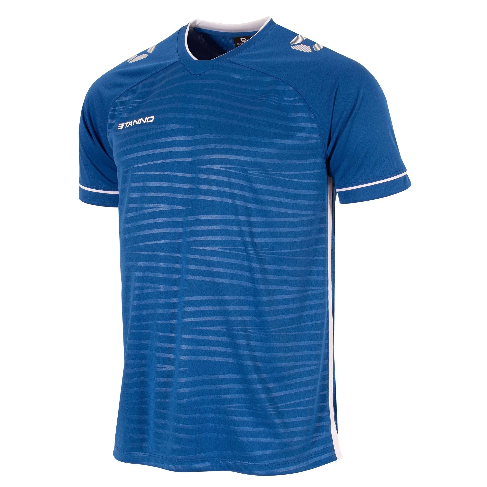 Stanno Dash Short Sleeve Shirt in Royal/White