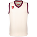 Gray Nicolls Pro Performance Cricket Slipover in ivory/maroon