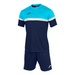 Joma Danubio Short Sleeve Set in Navy/Flour Turquoise