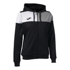 Joma Hooded Jacket Women's in Black/Grey/White