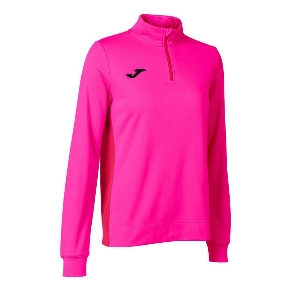 Joma Winner II 1/4 Zip Sweatshirt Women's in fluor pink