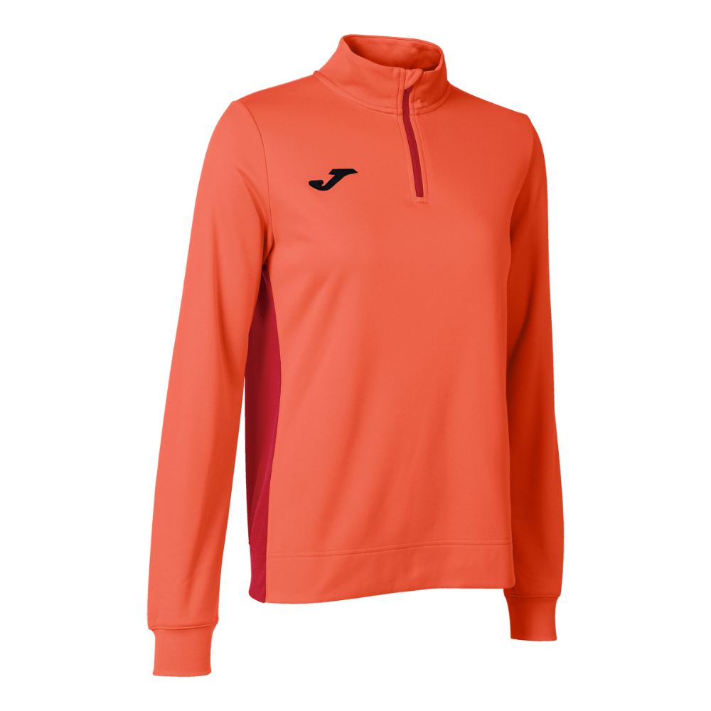 Joma Winner II 1/4 Zip Sweatshirt Women's in fluor orange