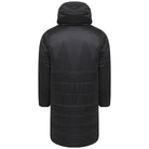 back of Puma Liga Sideline Bench Jacket Long in black