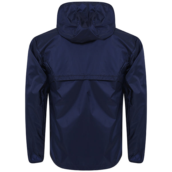 back of Puma Liga Training Rain Jacket Core in peacoat