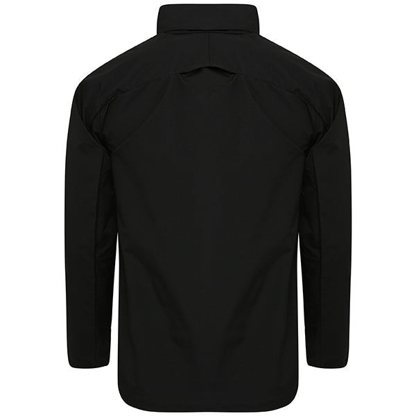 back of Puma Liga Training Rain Jacket in black