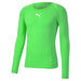 Puma Liga Long Sleeve Baselayer in bright green