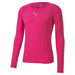 Puma Liga Long Sleeve Baselayer in fluo pink