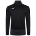 Puma Goal Training 1/4 Zip Top in Black/Asphalt