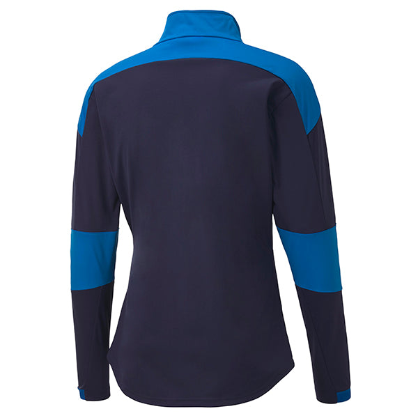 Puma TeamFINAL Sideline Jacket in purple and blue