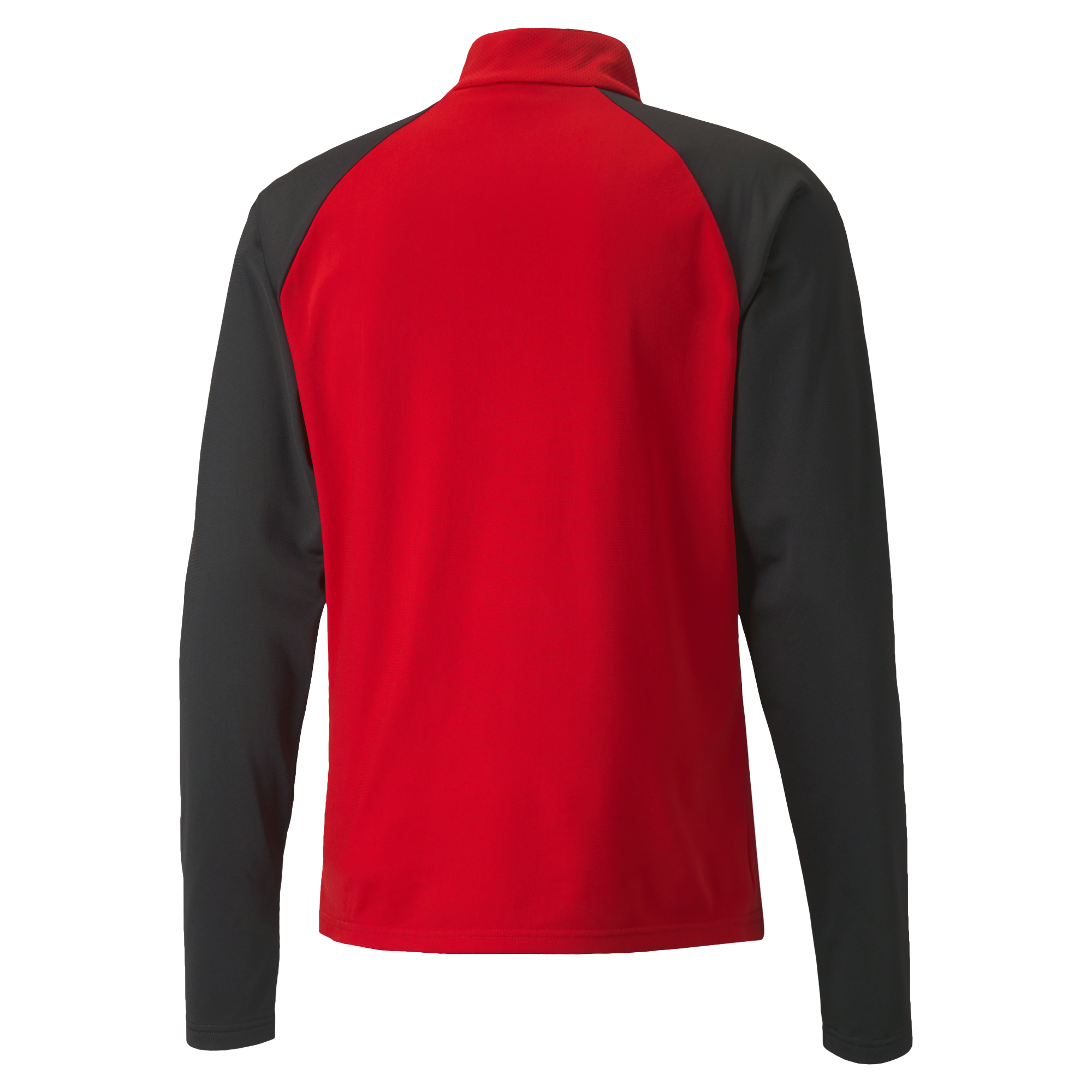 back of Puma Team Liga 25 Training 1/4 Zip Top in red