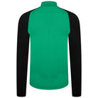 back of Puma Team Liga 25 Training 1/4 Zip Top in pepper green