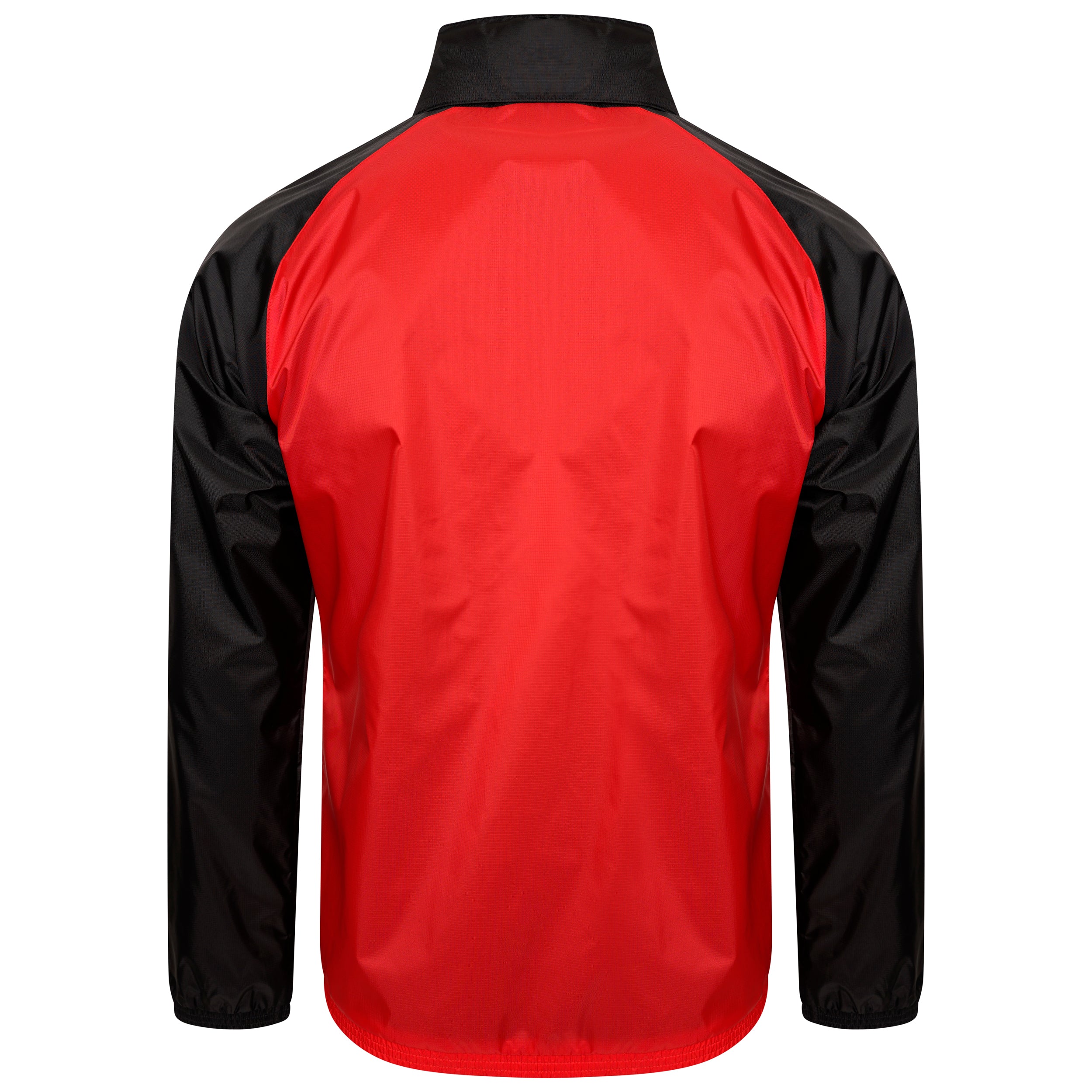 back of Puma Team Liga 25 Training All Weather Jacket in red