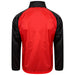 back of Puma Team Liga 25 Training All Weather Jacket in red