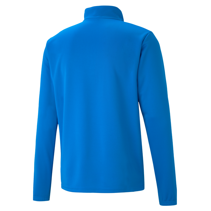 Puma Team Rise 1/4 Zip Top in ELECTRIC BLUE LEMONADE