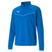 Puma Team Rise 1/4 Zip Top in ELECTRIC BLUE LEMONADE