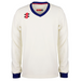 Gray Nicolls Pro Performance Cricket Sweater in ivory/blue