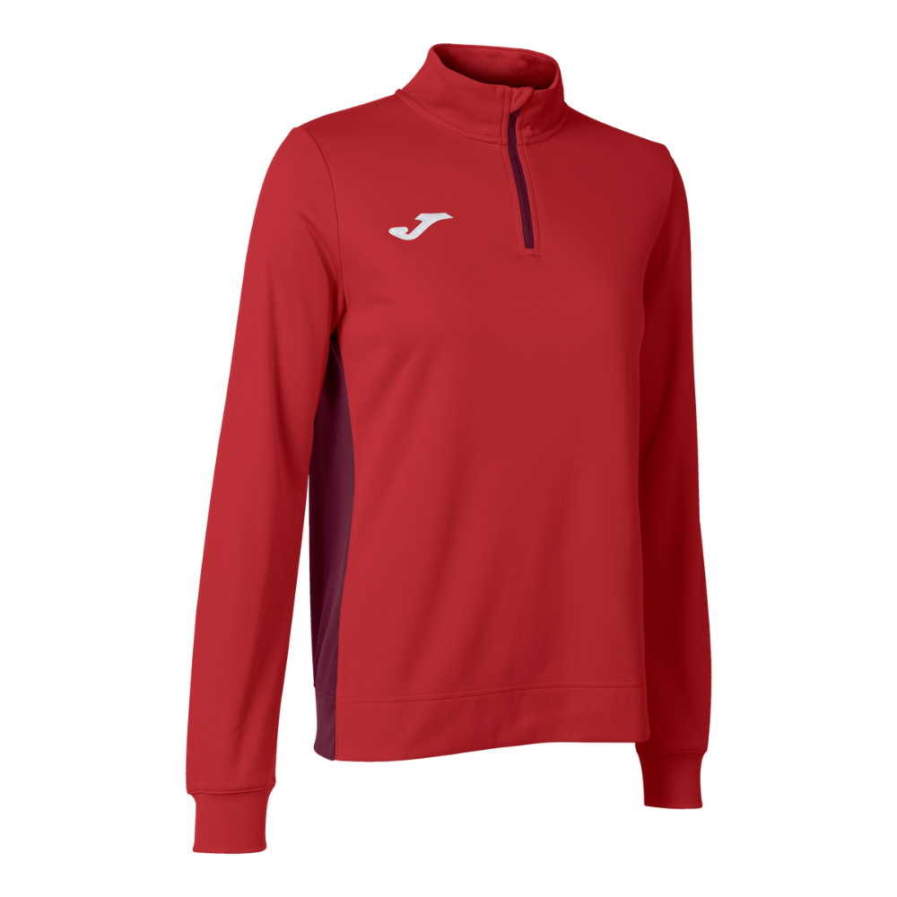 Joma Winner II 1/4 Zip Sweatshirt Women's in red