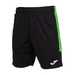 Joma Eco Championship Bermuda Shorts in black/fluor green