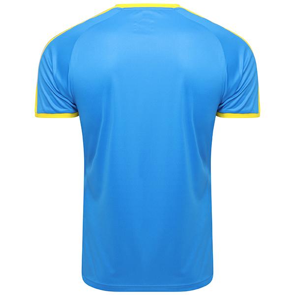back of Puma Liga Shirt in Electric Blue lemonade