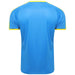 back of Puma Liga Shirt in Electric Blue lemonade