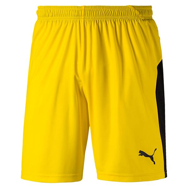 Puma Liga Shorts in Cyber Yellow-Black