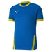 Puma Goal Shirt in Electric Blue Lemonade/Cyber Yellow
