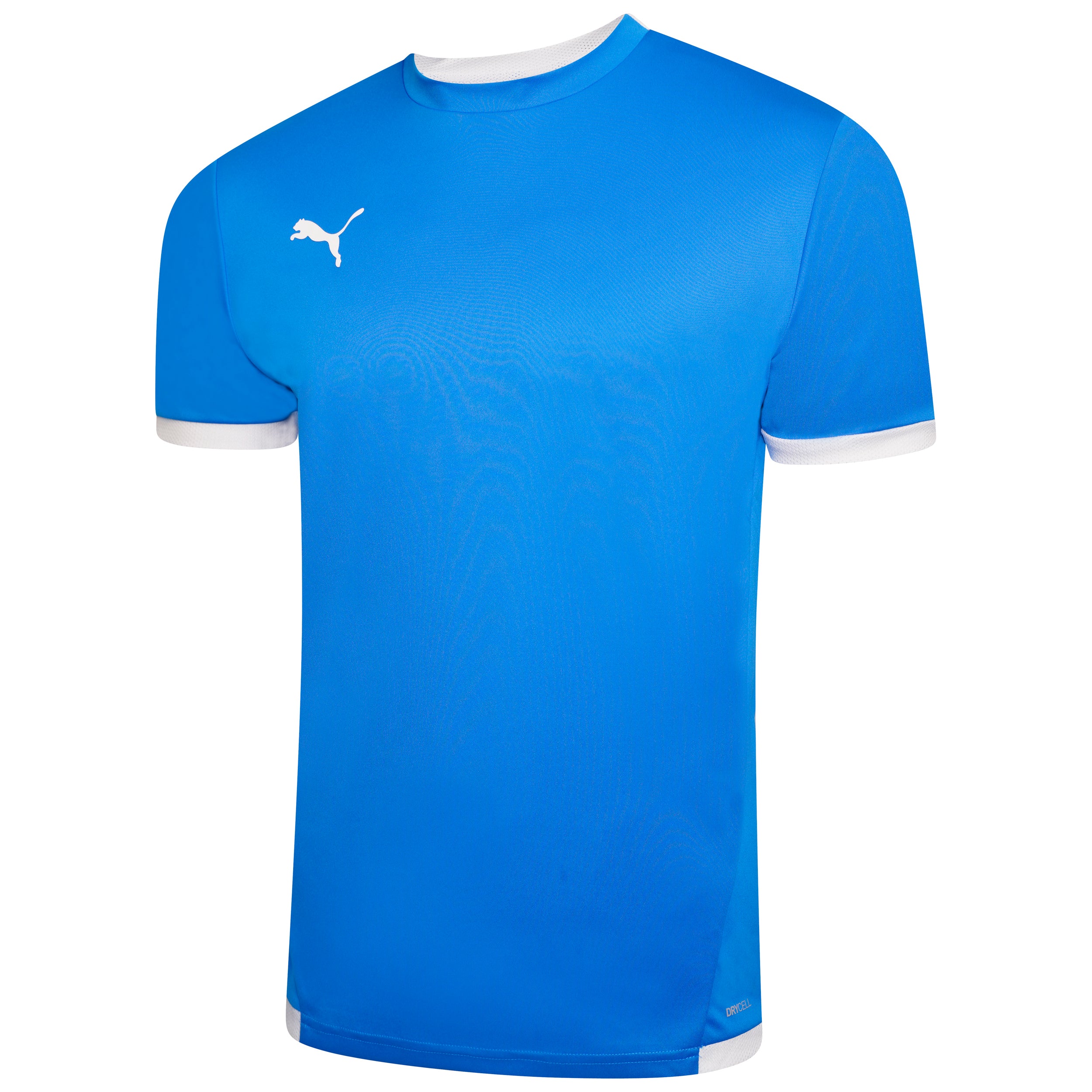 Puma Team Liga 25 Short Sleeve Shirt in electric blue lemonade