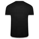 back of Puma Team Liga 25 Short Sleeve Shirt in black