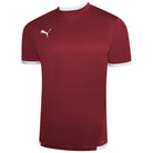 Puma Team Liga 25 Short Sleeve Shirt in cordovan