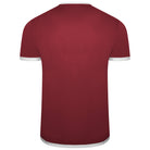 back of Puma Team Liga 25 Short Sleeve Shirt in cordovan