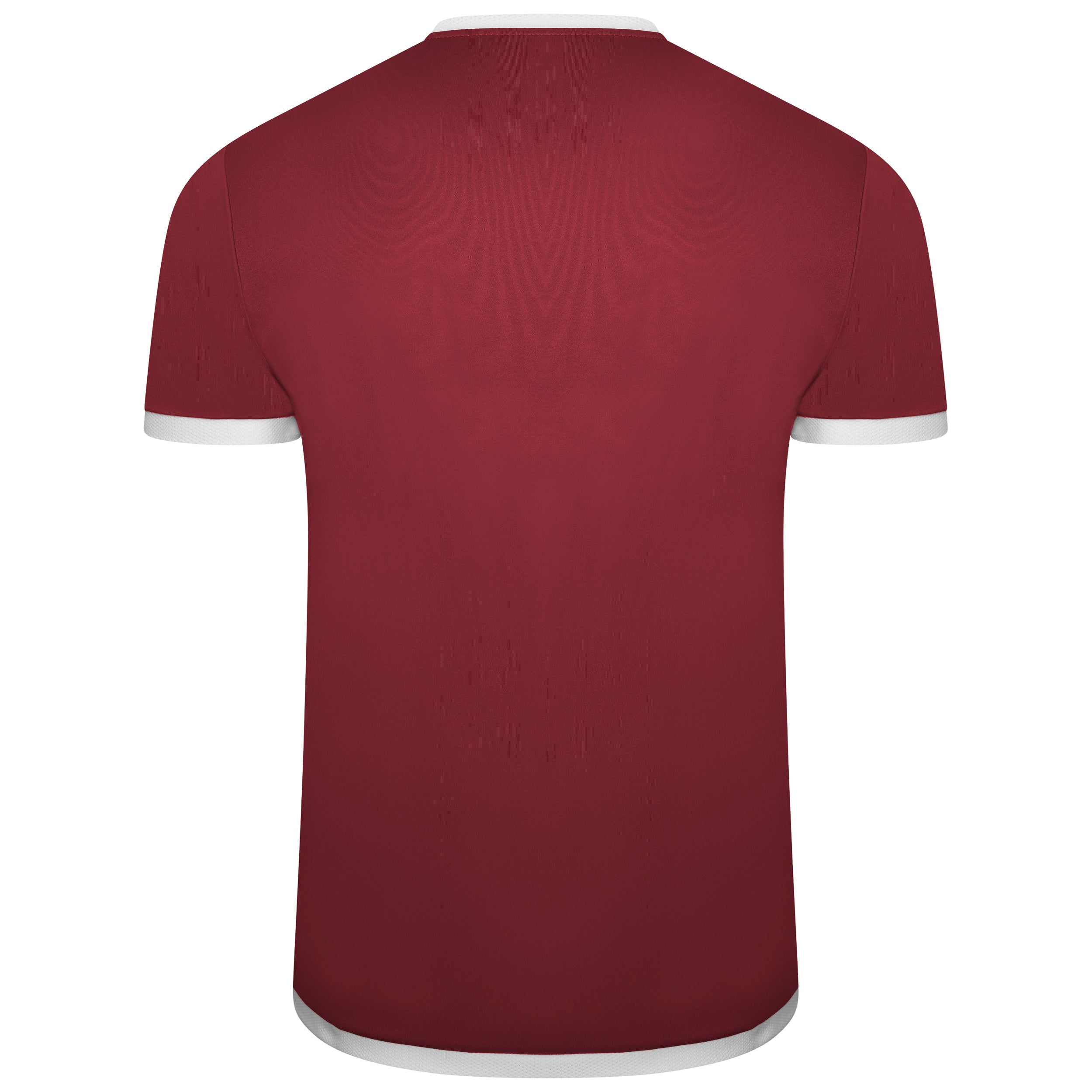 back of Puma Team Liga 25 Short Sleeve Shirt in cordovan