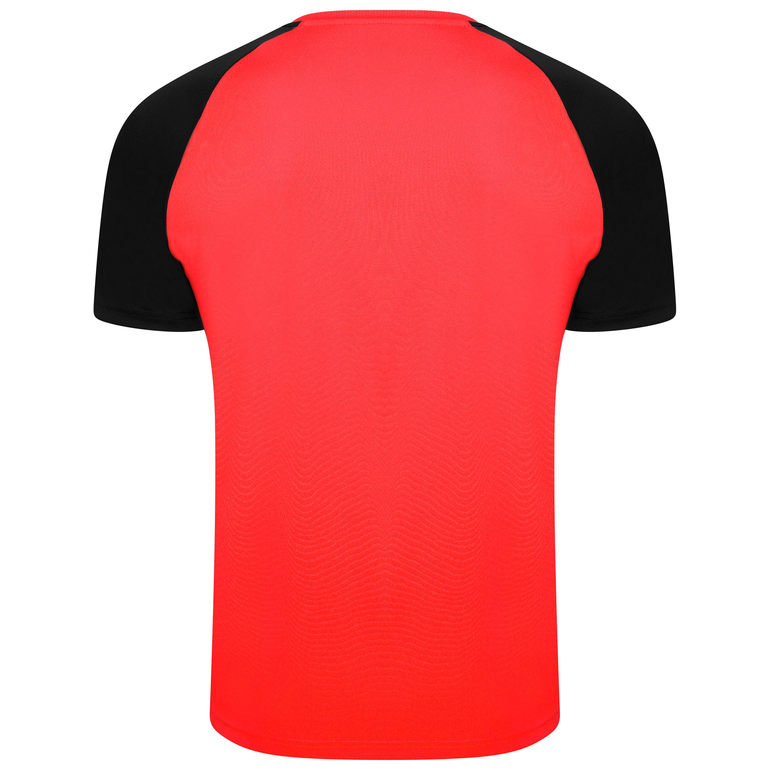 back of Puma Team Liga Pacer Short Sleeve Shirt in red