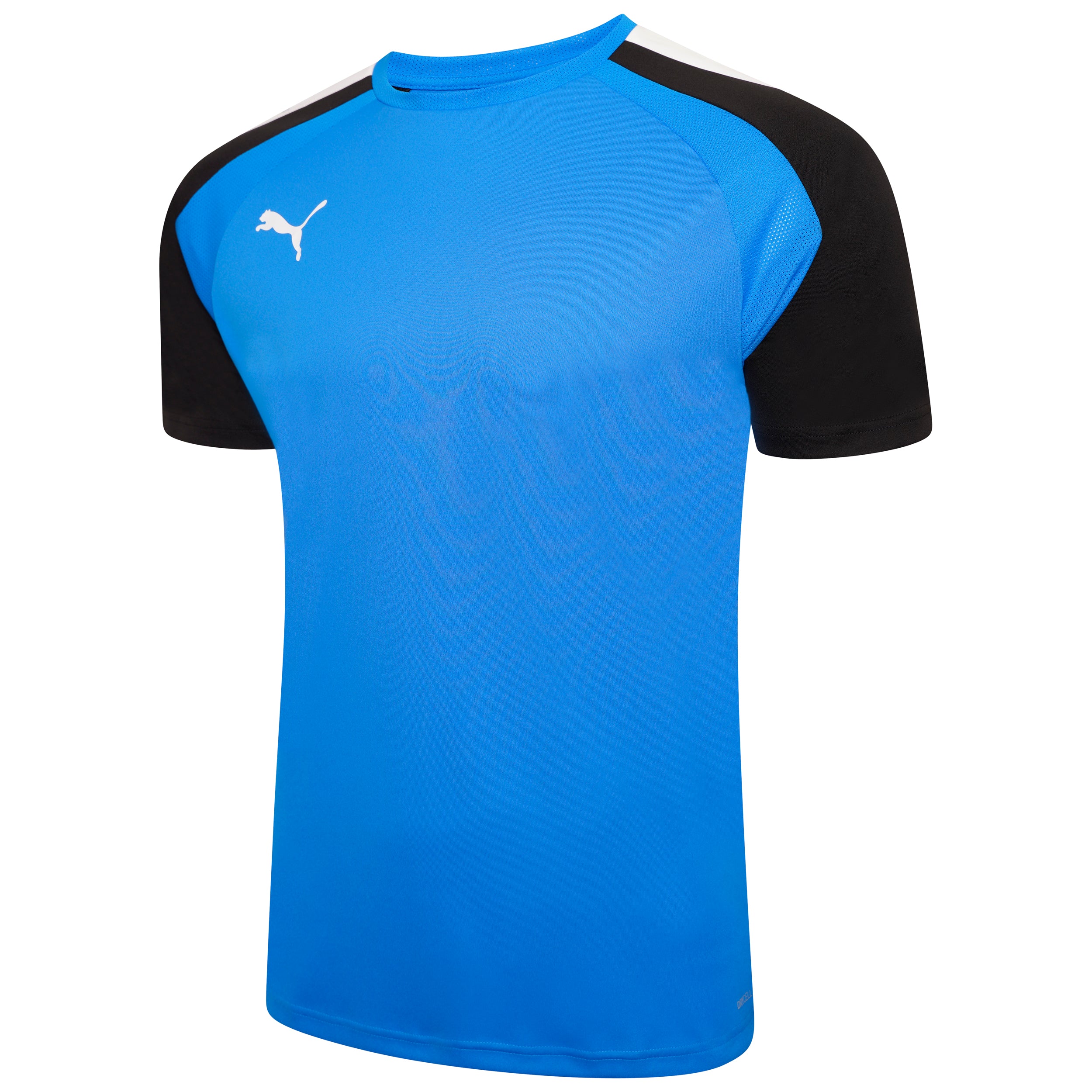Puma Team Liga Pacer Short Sleeve Shirt in electric blue lemonade