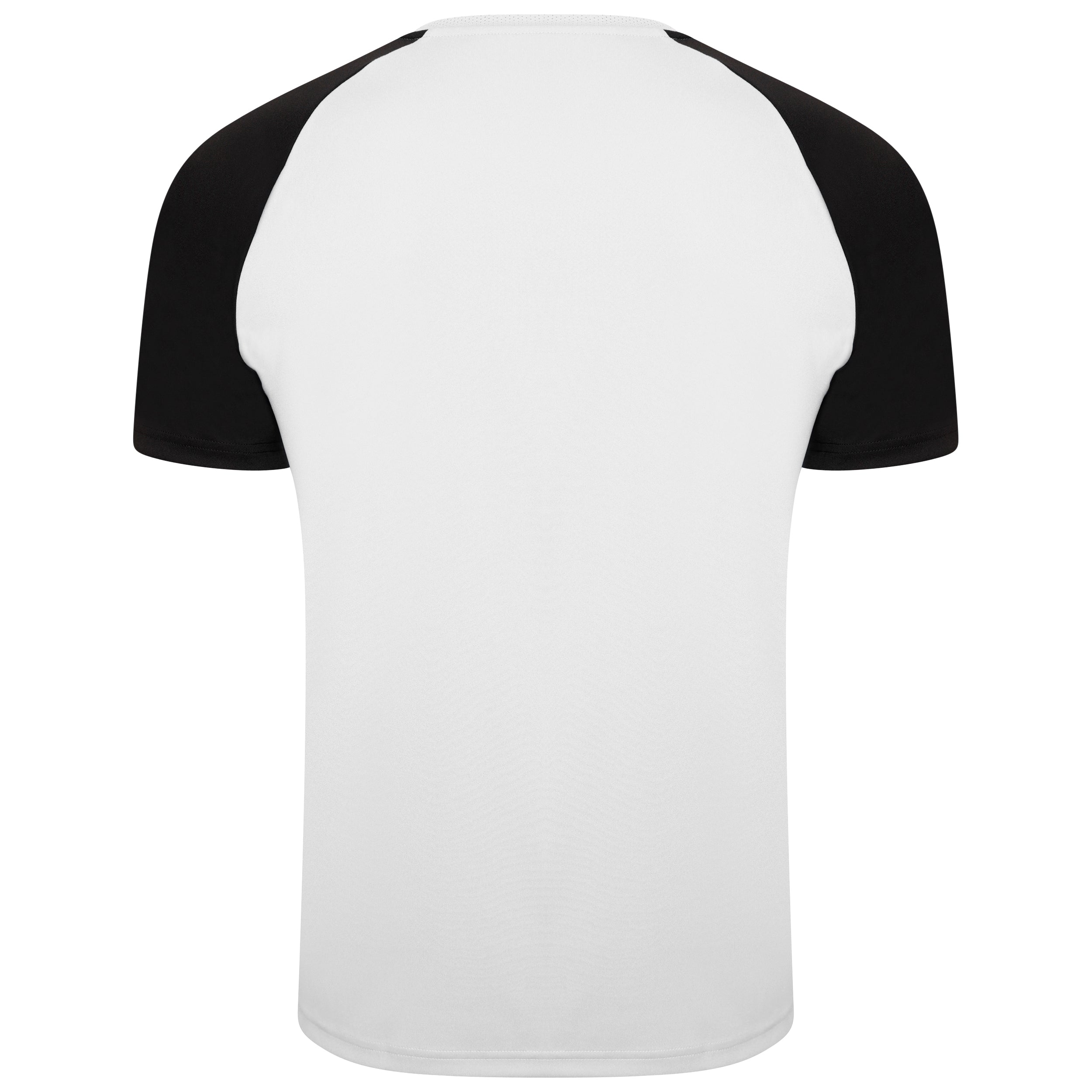 back of Puma Team Liga Pacer Short Sleeve Shirt in white