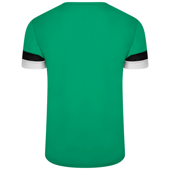 Puma Team Rise Short Sleeve Shirt in Pepper Green/Black/White