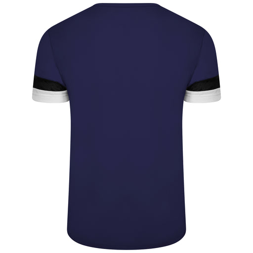 Puma Team Rise Short Sleeve Shirt in Peacoat-Black-White back