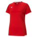 Puma Team Liga 25 Short Sleeve Shirt Womens in red