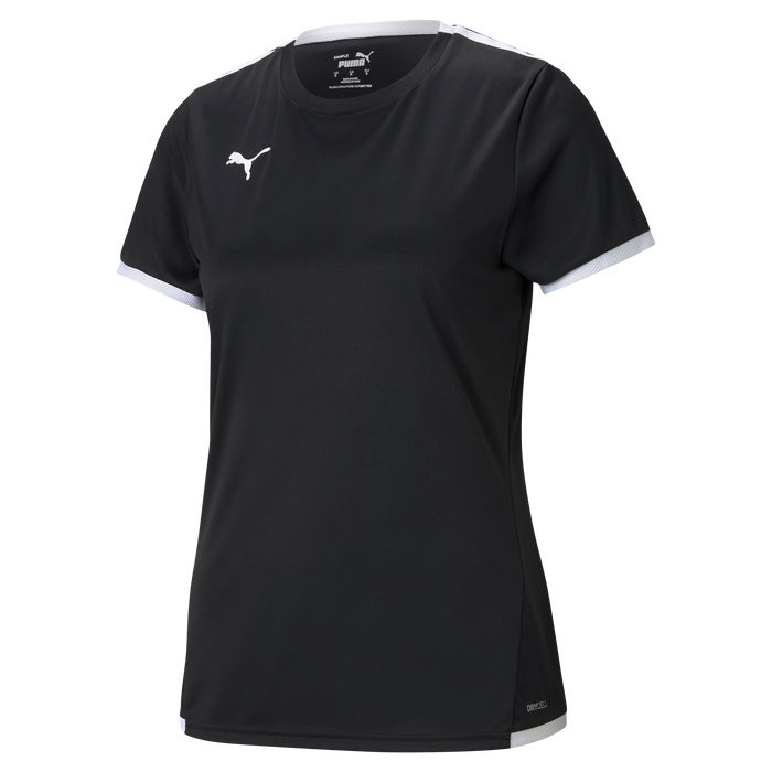 Puma Team Liga 25 Short Sleeve Shirt Womens in black